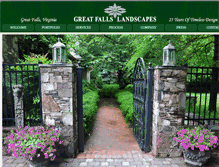 Tablet Screenshot of greatfallslandscapes.com